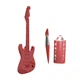 Картонний 3D пазл-конструктор "Cartonic 3D Puzzle GUITAR" Гітара - зображення 5