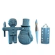 Картонний 3D пазл-конструктор "Cartonic 3D Puzzle GINGERBREAD MAN AND SNOWMAN" Пряниковий Чоловічок і Сніговик - зображення 5