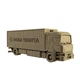 Картонний 3D пазл-конструктор "Cartonic 3D Puzzle NOVA POST TRUCK" Вантажівка Нова Пошта - зображення 2