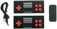 Ігрова приставка GAME D600 HDMI 620 ігор з бездротовими джойстиками, ретро консоль 8 біт для телевізора, міні приставка з HDMI адаптером чорна - изображение 1