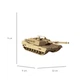 Картонний 3D пазл-конструктор "Cartonic 3D Puzzle BATTLE TANK" Танк - зображення 3