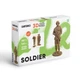 Картонний 3D пазл-конструктор "Cartonic 3D Puzzle SOLDIER" Солдат військовий - зображення 1