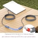Перехідник-адаптер DC/DC (Female 100W - 20V/5A) Power Delivery (PD) - 18 см для з'єдання двох кабелів DC (Male) від супутникової системи Starlink Mini в один| Старлінк Міні | Водонепроникний матеріал - зображення 2