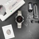 Наручний розумний годинник Modfit Onyx Silver Steel + ремінець в подарунок подарунковий - зображення 6