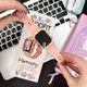 Наручний розумний годинник Modfit Harmony Gold-Pink витончений - изображение 6