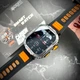 Наручний розумний годинник Modfit Carbon Quad Orange яскравий - зображення 4