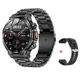 Наручний розумний годинник Modfit Titan-X Black Steel + ремінець в подарунок вигідний - изображение 1
