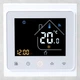 Умный комнатный ZigBee термостат для водяного / электрического теплого пола Tervix, с датчиком температуры и влажности воздуха и выносным датчиком пола 3 м., 117141 - изображение 3