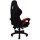 Кресло геймерское игровое Bonro B-810 Red с подставкой для ног (42300049) - изображение 3