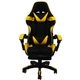 Крісло геймерське ігрове Bonro B-810 Yellow з підставкою для ніг (42300046) - зображення 5