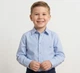 Сорочка для хлопчика SmileTime з довгим рукавом на кнопках Points, блакитна рост 110 см (OR7-25-13) - изображение 1