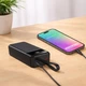Повербанк 30000 mah потужний павербанк для роутера powerbank з ліхтариком і швидкою зарядкою 22.5w до вай фай роутеру умб для телефону смартфона - зображення 5