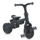 Дитячий триколісний складний велосипед трансформер біговіл Turbo Trike MT 1036 grey - зображення 5