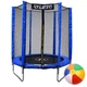 Батут детский Atleto 183 см с сеткой синий (42400449) - изображение 1