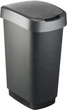 Контейнер для мусора Rotho Twist 50 л (17545) Черный - изображение 1