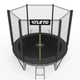 Батут детский Atleto 312 см с сеткой и лестницей черный (42400472) - изображение 2