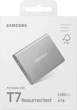 Dysk SSD Samsung Portable T7 Resurrected 4TB USB 3.2 Type-C Silver (MU-PD4T0G/WW) - obraz 2