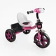 Дитячий триколісний велосипед без ручки Best Trike BS з багажником та фарою (Рожевий) - зображення 1