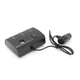 АЗУ розгалужувач WEIFENG, 12V-3*12V+2*USB, Black, Blister - зображення 3