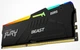 Пам'ять для настільних комп'ютерів Kingston FURY 32 GB (2x16GB) DDR5 6000 MHz Beast RGB Black (KF560C30BBAK2-32) - изображение 4