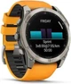 Спортивний годинник Garmin Fenix 8 51mm AMOLED Sapphire Titanium w. Spark Orange/Graphite Silicone Band (010-02905-10/11) - изображение 2