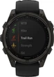 Спортивний годинник Garmin Fenix 8 47mm Solar Sapphire Carbon Gray DLC Titanium w. Black/Pebble Gray S. Band (010-02906-10/11) - изображение 3