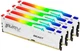 Пам'ять для настільних комп'ютерів Kingston FURY 128 GB (4x32GB) DDR5 5600 MHz Beast White RGB (KF556C40BWAK4-128) - изображение 4