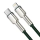 Кабель Baseus Metal Zink Alloy для быстрой зарядки iPhone 8 X 11 12 13 14 Plus Pro Max с разъемом Apple Lightning to Type-C (USB-C) зарядка для айфона 1M шнур для iPad Cable IOS - изображение 13
