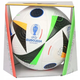 Футбольний м'яч Adidas Fussballliebe Euro 2024 OMB розмір 5, біло-чорний - зображення 3