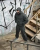 Чоловічий спортивний костюм Stone Island TR6848 хакі плащівка жатка куртка та штани M - зображення 2