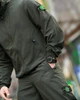 Чоловічий спортивний костюм Stone Island TR6848 хакі плащівка жатка куртка та штани M - зображення 8