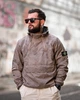 Мужской анорак Stone Island TR6850 бежевый ветровка плащевка с капюшоном urban tactical XL - изображение 2