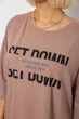 Футболка женская с принтом, цвет мокко, 244R3012-5 - изображение 5