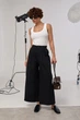 Легкі вкорочені штани Lurex Чорний S (24130) - зображення 3
