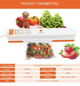 Вакууматор для продуктов Freshpack PRO 100 Вт 360х54х50 мм для длительного хранения свежести и экономии места на кухне - изображение 4