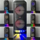 Портативная беспроводная караоке Bluetooth блютуз колонка ZQS6227 с микрофоном FM-радио с RGB подсветкой - изображение 2