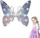 Крылья феи Shadow Angel с LED подсветкой и подвижным механизмом 65х16х64 см Розовые - изображение 6