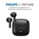 Philips TAT1420 — бездротові TWS навушники з AI-мікрофоном, Bluetooth 6.0 та 18 годинами автономностіі - зображення 2