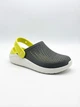 Детские Crocs Literide Kids Grey/Citrus J2 33-34р. (20,8 см) Серые - изображение 1