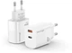 Зарядное устройство Grand-X CH-360W Type-C + USB-A Quick Charge QС3.0 White - изображение 2