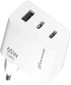 Зарядное устройство Grand-X GaN 65W CH-990W 2xType-C + USB-A C White - изображение 4