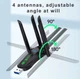 Wi-Fi адаптер AX900 + BT USB 2.4GHz/5GHz 900 Mb Bluetooth 5.4 - изображение 2