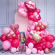 Набір 90 куль для арки фотозони Ляльки Bratz Принцеса з подіуму Рожевий і фуксія - изображение 1