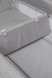 Кровать-манеж детская со вторым уровнем и пеленатором VELANO Tino, light grey - изображение 8