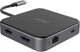 Хаб Acer USB-С > HDMI/DP/2xUSB-A3.2/USB-C/RJ45/mini-jack, 0.15м, чорний - зображення 2