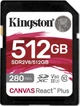 Карта пам'яті Kingston SD 512GB C10 UHS-II U3 ​​R280/W150MB/s - зображення 1
