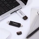 Портативний SSD Transcend 512GB USB 3.1 Gen 2 Type-A + Type-C ESD310 Чорний - зображення 8