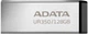 Флеш пам'ять USB Adata UR350 128GB USB3.2 Silver Black (UR350-128G-RSR/BK) - зображення 1