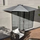 Садова парасолька ModernHome by Multistore SL-UM016 Dark Gray - зображення 5