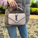 Маленькая женская сумочка клатч YSL люкс качество, мини сумка на плечо Store Пудра - изображение 3